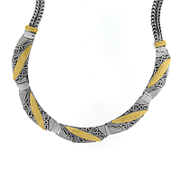 Silver and Gold Bracelet