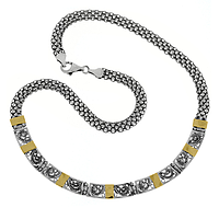 Silver and Gold Bracelet