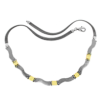 Silver and Gold Bracelet