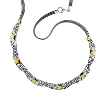 Silver and Gold Bracelet