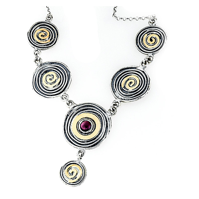 Silver and Gold Necklace