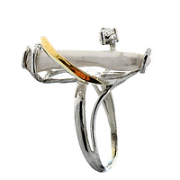 Silver and Gold Pendant