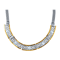 Silver and Gold Bracelet