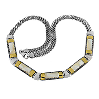 Silver and Gold Bracelet