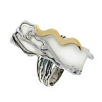Silver and Gold Pendant
