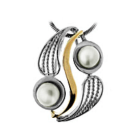 Silver and Gold Pendant