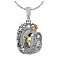 Silver and Gold Ring