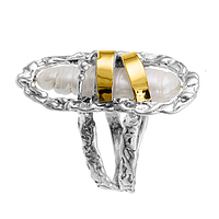 Silver and Gold Pendant