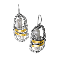 Silver and Gold Pendant
