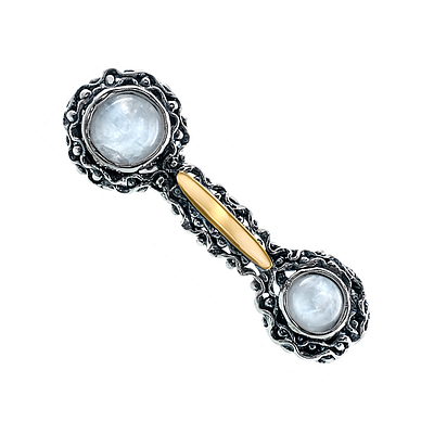Silver and Gold Brooch
