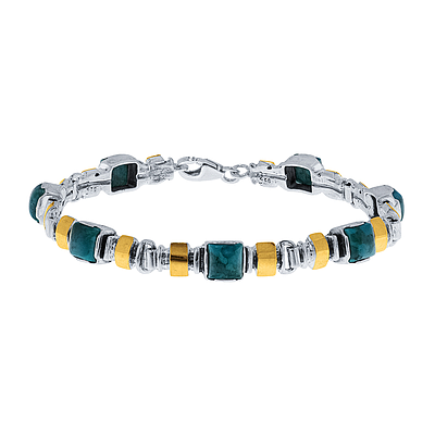 Silver and Gold Bracelet