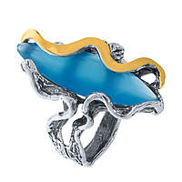 Silver and Gold Ring