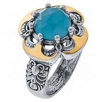 Silver and Gold Ring