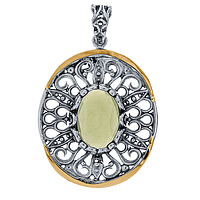 Silver and Gold Pendant