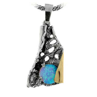 Silver and Gold Pendant