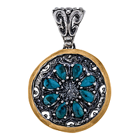 Silver and Gold Pendant