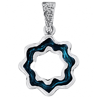 Silver Pendant with Enamel