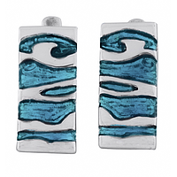 Silver Pendant with Enamel