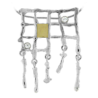 Silver and Gold Pendant