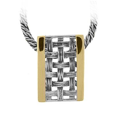 Silver and Gold Pendant