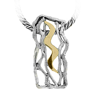 Silver and Gold Ring