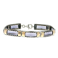 Silver and Gold Bracelet