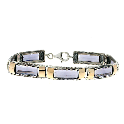 Silver and Gold Bracelet