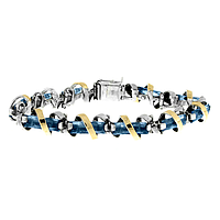 Silver and Gold Bracelet