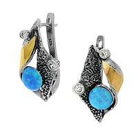Silver and Gold Earrings