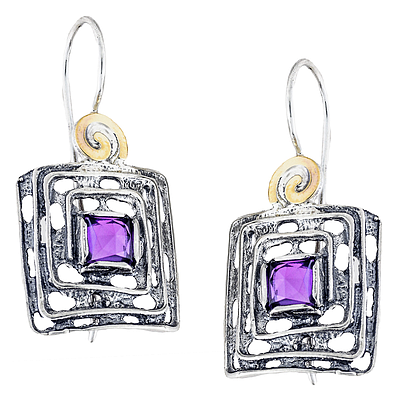 Silver and Gold Earrings